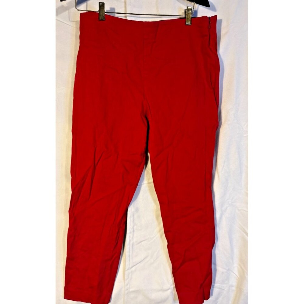 Old Navy Bright Red Slim Ankle Pants